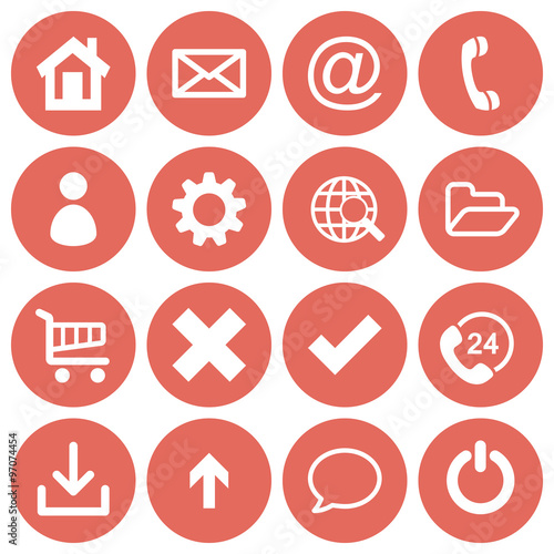 Basic web icons