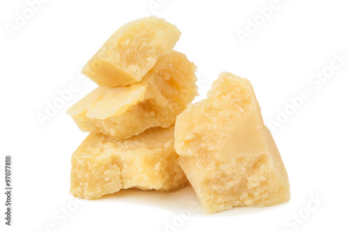 pieces of parmesan