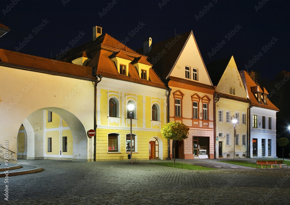 Town Hall square (Radničné námestie) in Bardejov