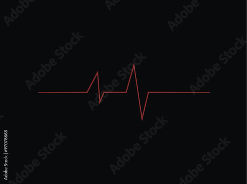 colorlines heartbeat on a dark background