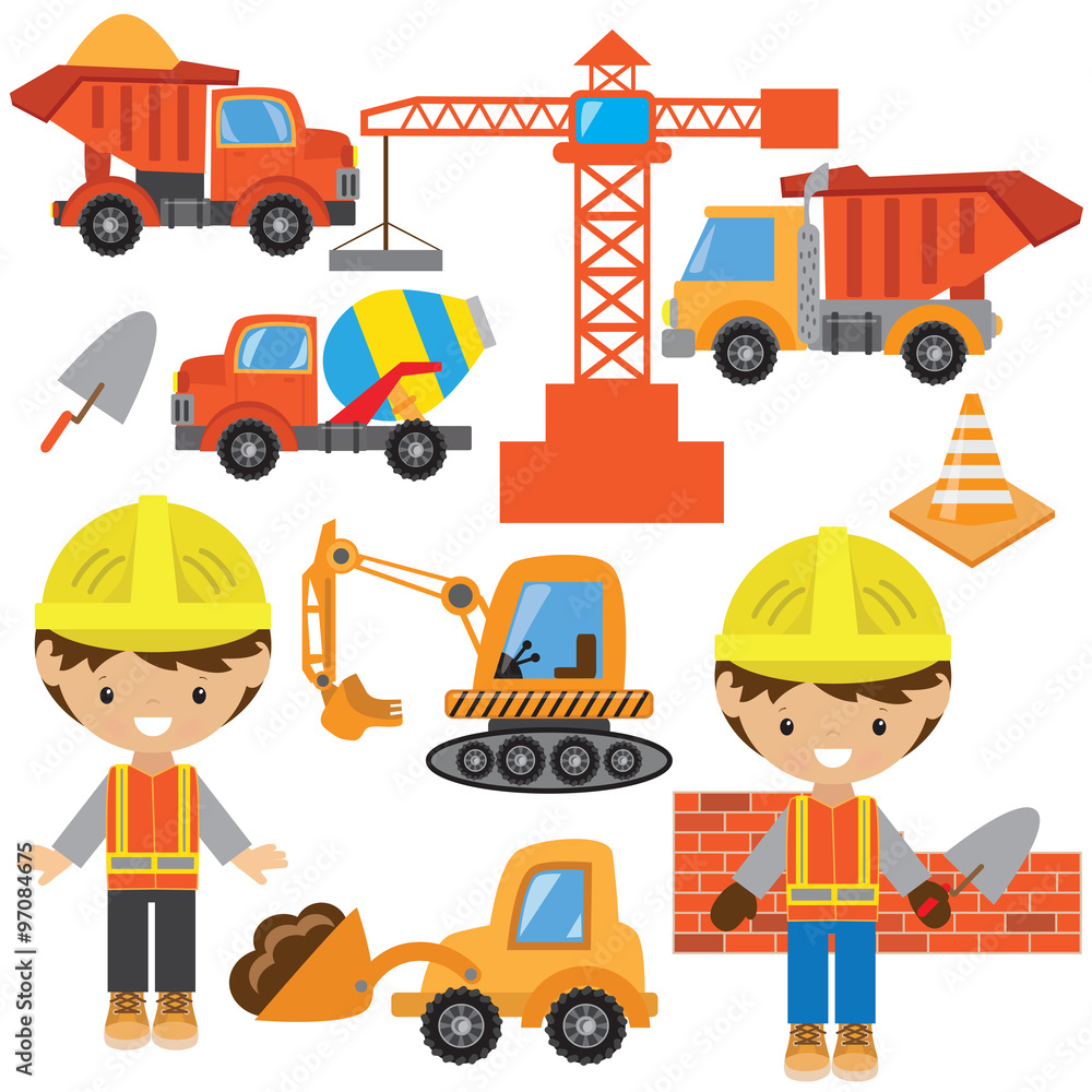 Boy worker vector illustration Boy worker vector illustration