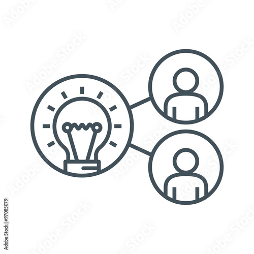 Share ideas icon