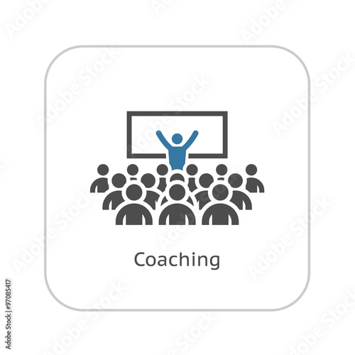 Coaching Icon. Business Concept.