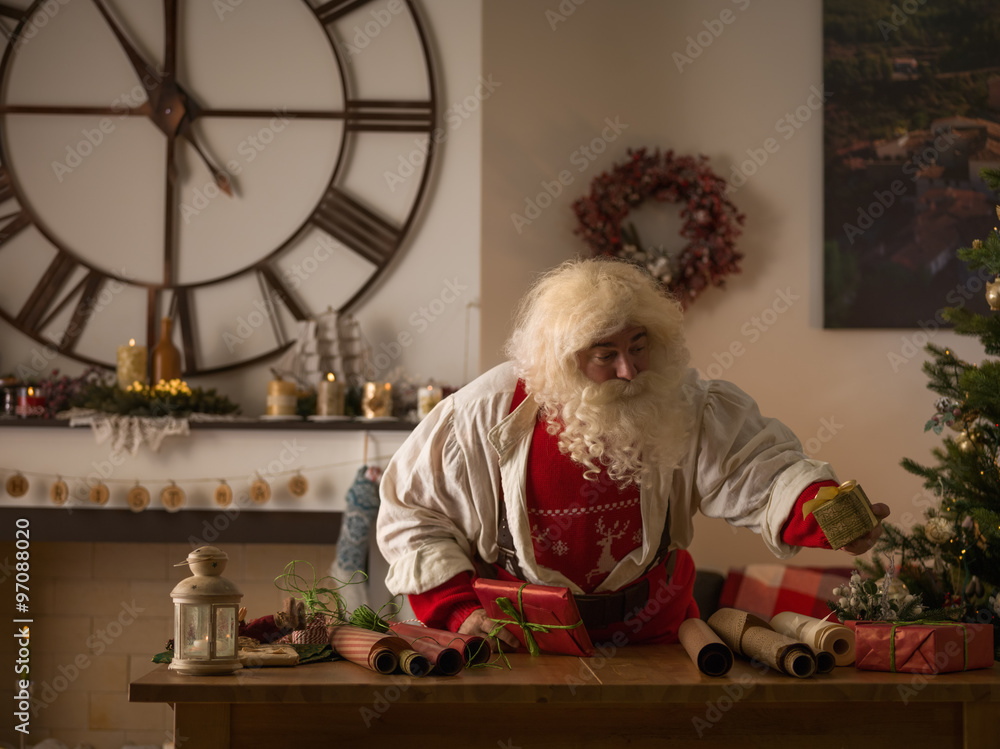 Santa Claus at Home