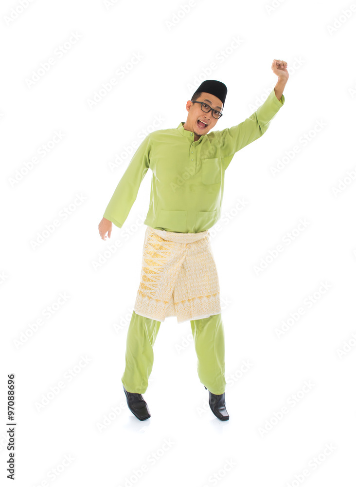 malay male jumping in joy malay male jumping in joy