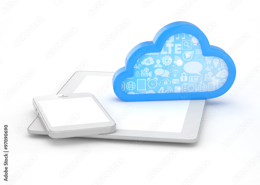 tablet pc, smart phone and cloud tablet pc, smart phone and cloud