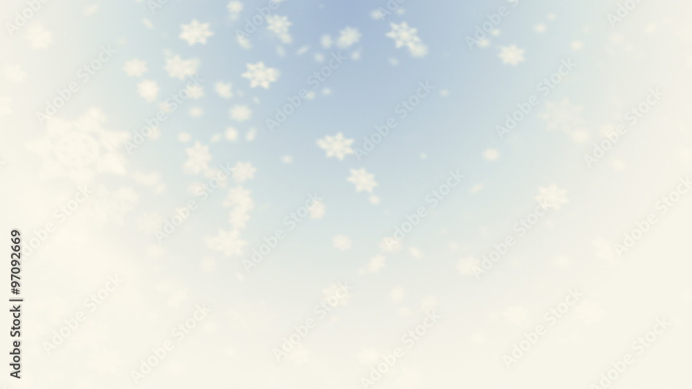Winter Christmas background, falling snowflakes Winter Christmas background, falling snowflakes