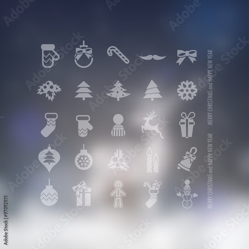 Christmas Icons Set