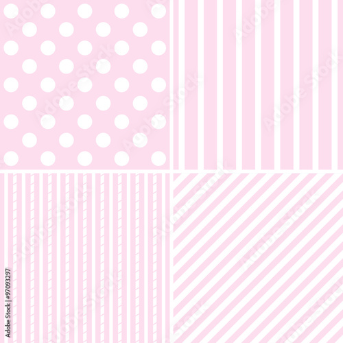 Cute different vector patterns.
