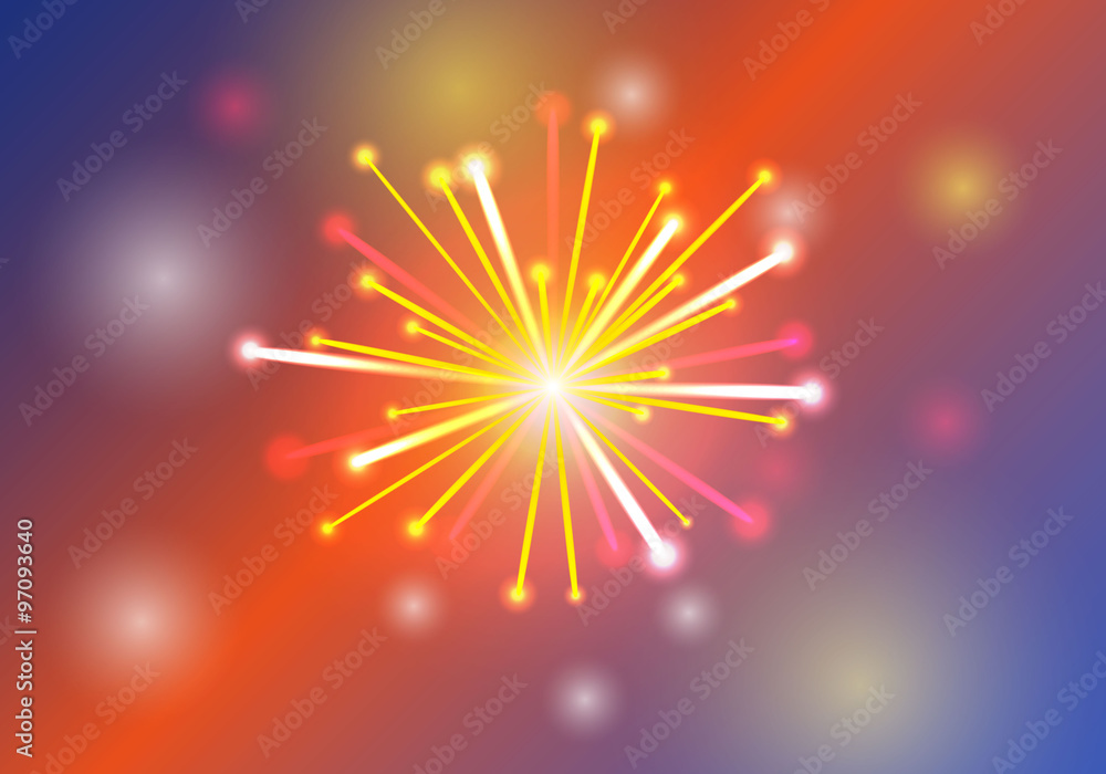  Illustration of Fireworks