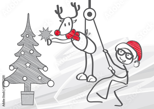 Weihnachtsbaum schmücken