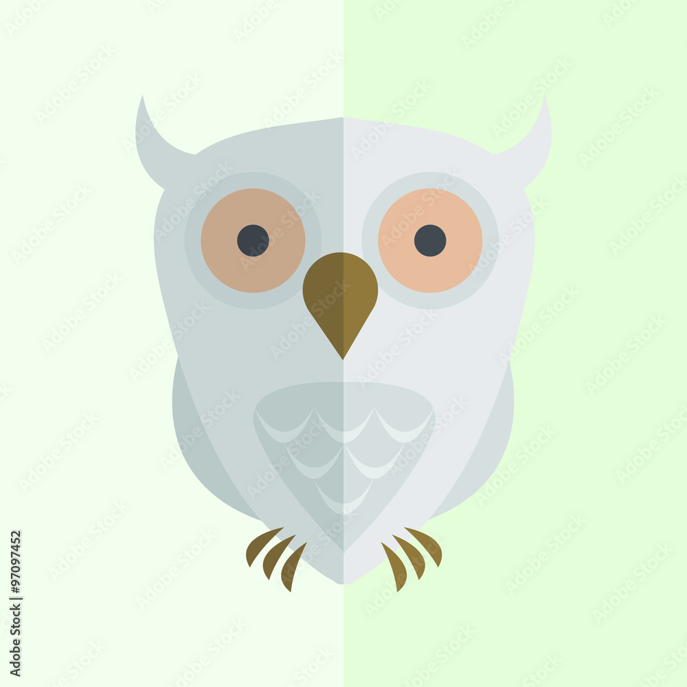 Funny Owl Vector illustration
