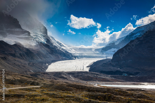 Melting Glacier Columbia photo