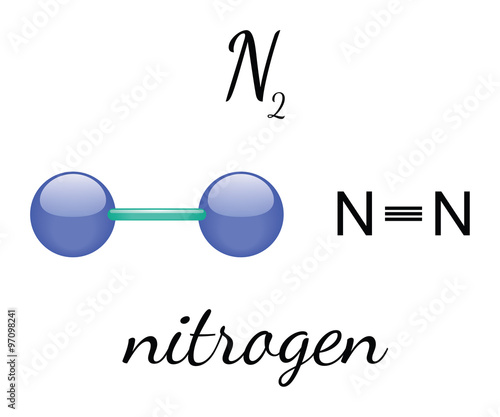 N2 nitrogen molecule