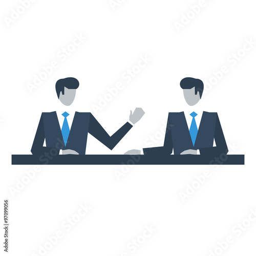 Managers negotiating