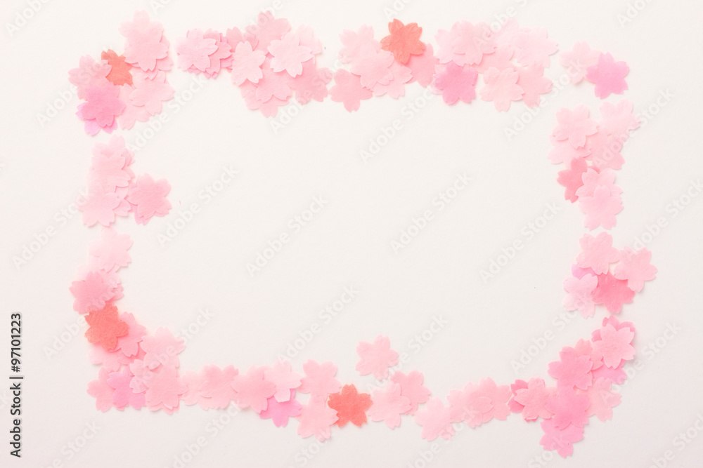 紙の桜
