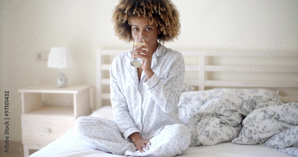 Girl Drinks Fresh Water Girl Drinks Fresh Water