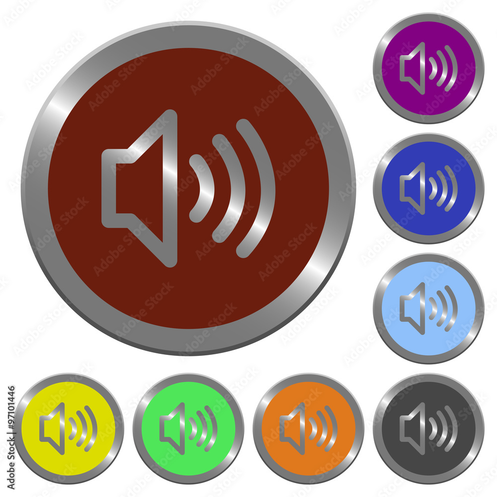 Color volume buttons Color volume buttons