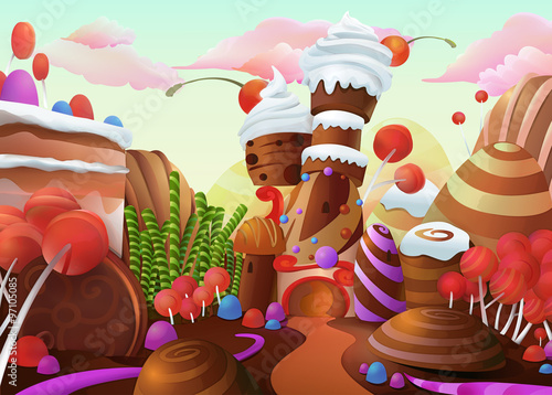 Sweet vector background