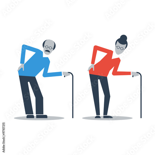 Old man and woman
