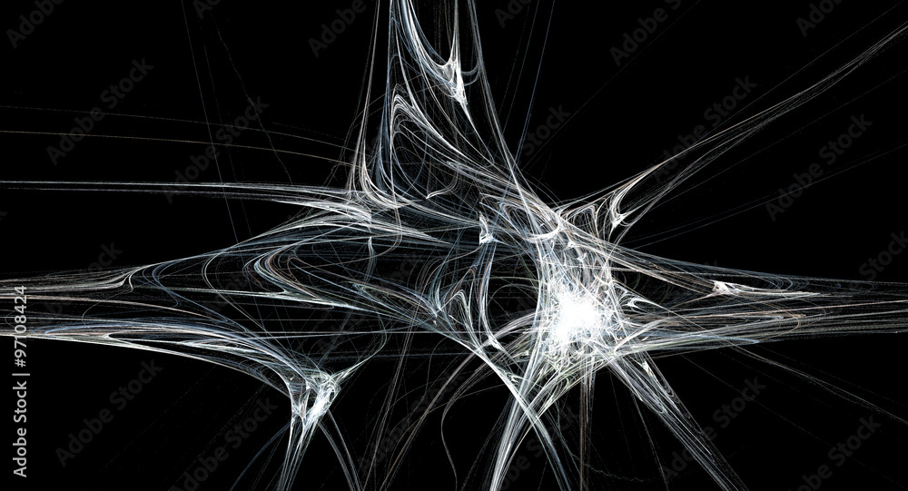 Illustration of abstract neural network texture design