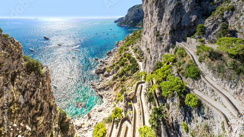 Fototapeta Naklejka Na Ścianę i Meble -  Capri island  in Italy