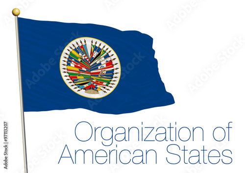 oas flag, organization of american states