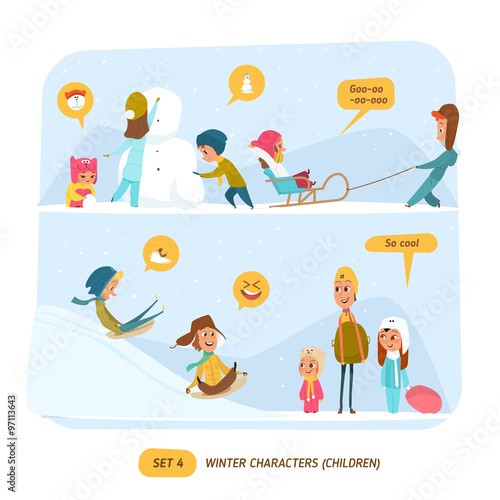 Winter character set