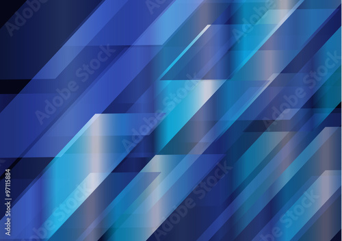 Abstract vector blue transparency background illustratio. Oblique stripes.