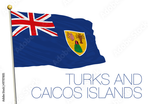 turks and caicos islands flag