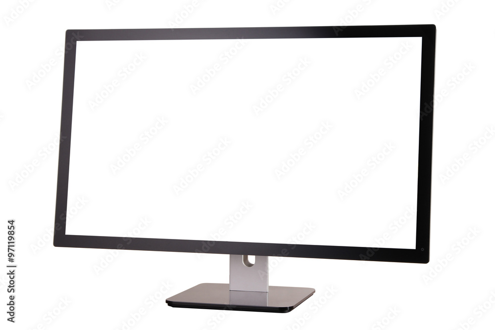 monitor isolated on white