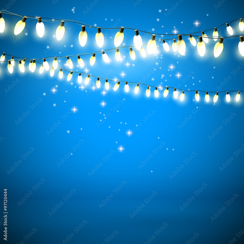 Christmas lights background