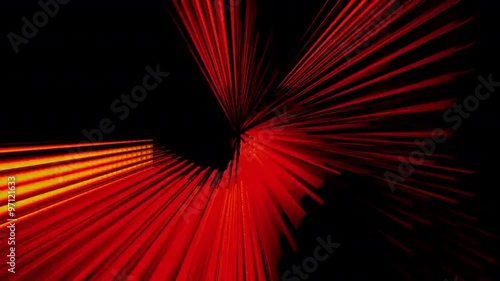 Pulsante de rayos de color rojo
