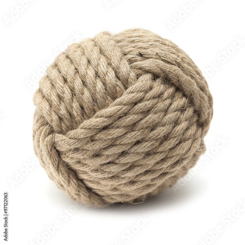 Monkey fist ornamental knot