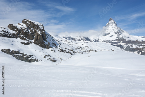 Matterhorn peak  Zermatt  Switzerland