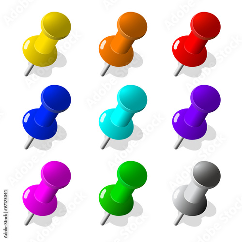 Set of pins