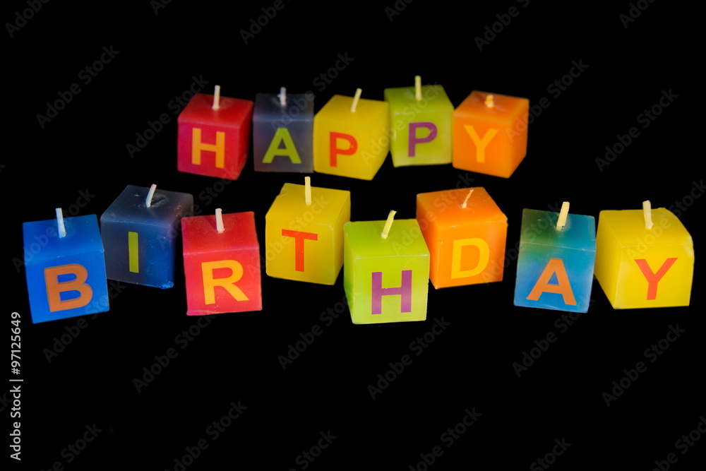Happy Birthday candles Happy Birthday candles