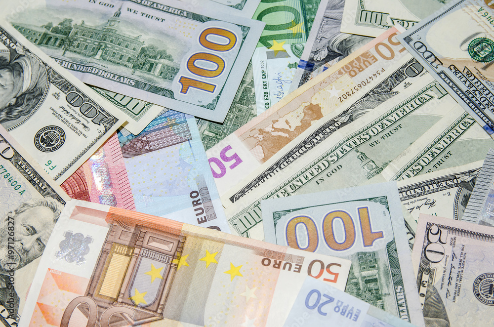 Two leading currency - US Dollar vs Euro Two leading currency - US Dollar vs Euro