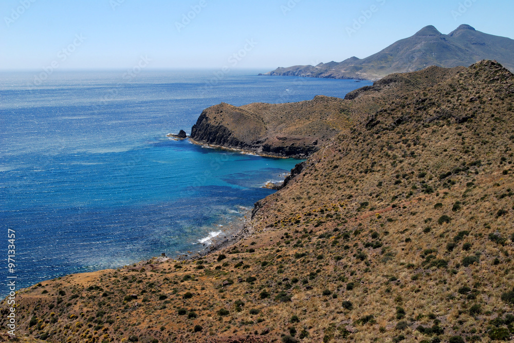 Küste am Cabo de Gata, Andalusien