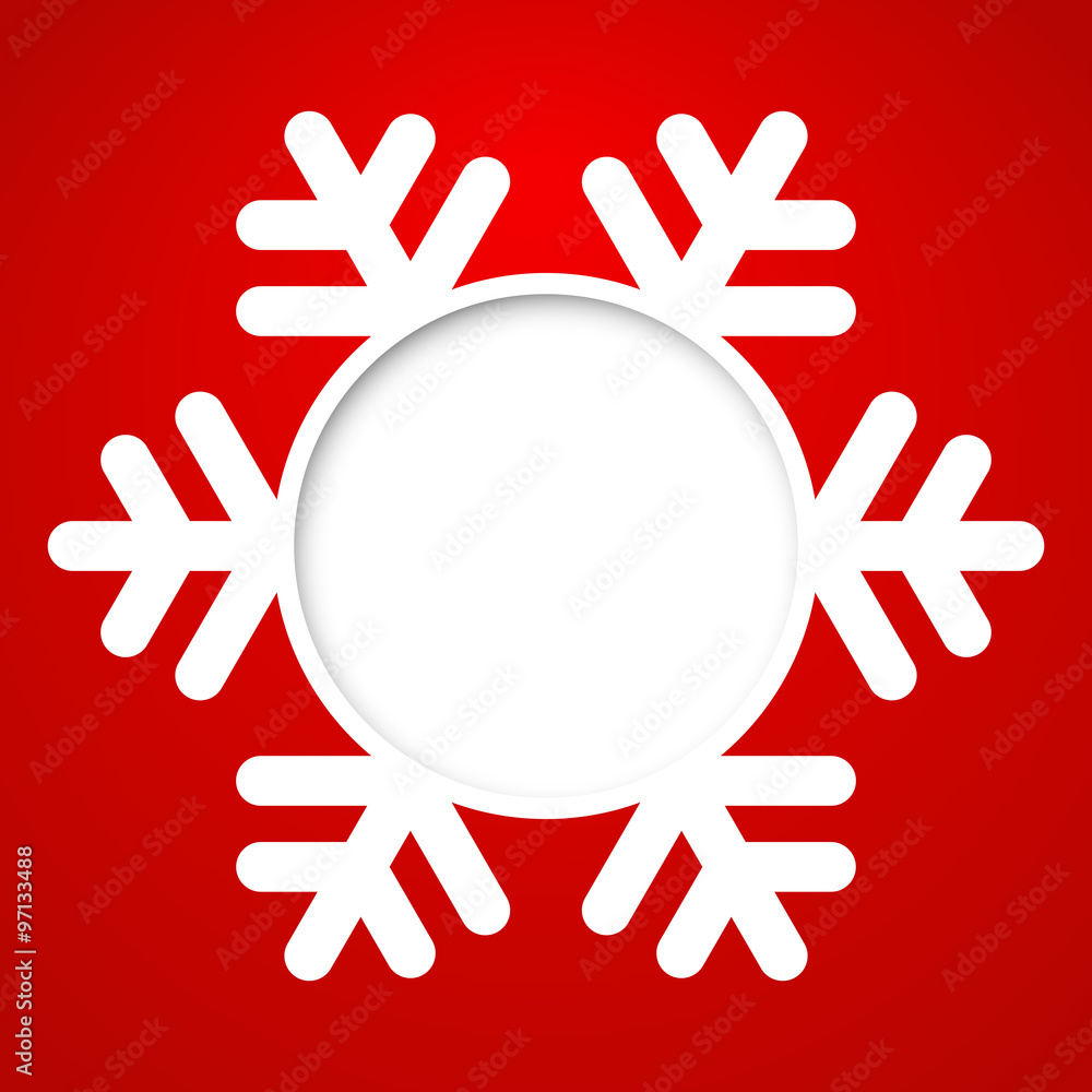 Fototapeta premium Vector christmas greeting card.