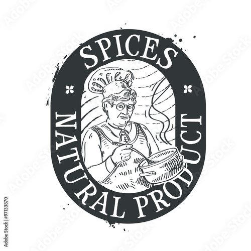 chef, cook vector logo design template. food or cooking icon