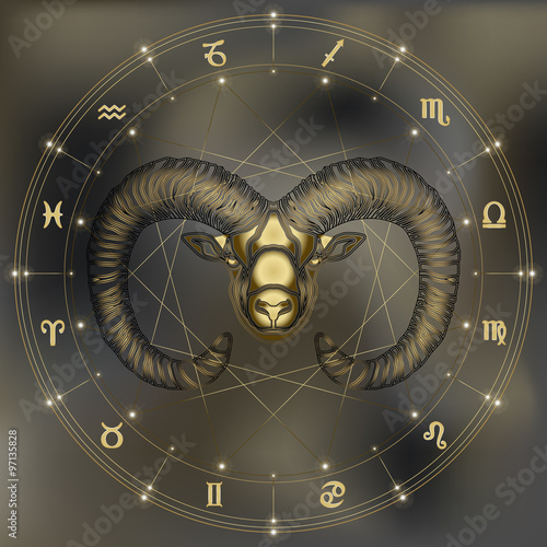Golden Ram, zodiac Aries sign