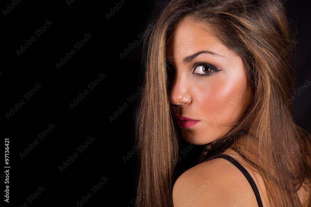 Obraz premium Woman posing in studio