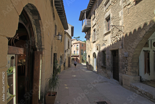 BARCELONA, SPAIN - AUGUST 31, 2012: Poble Espanyol or Spanish village #97141292
