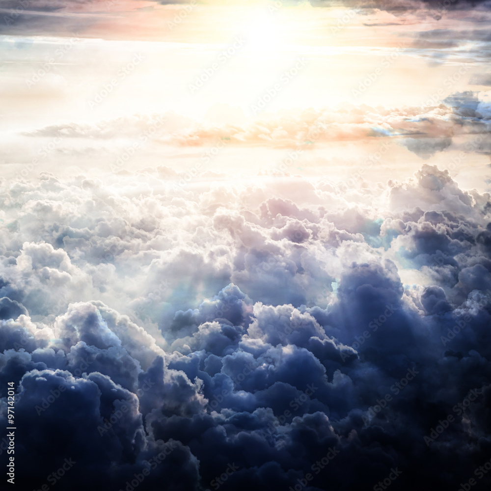 Naklejka premium sky clouds