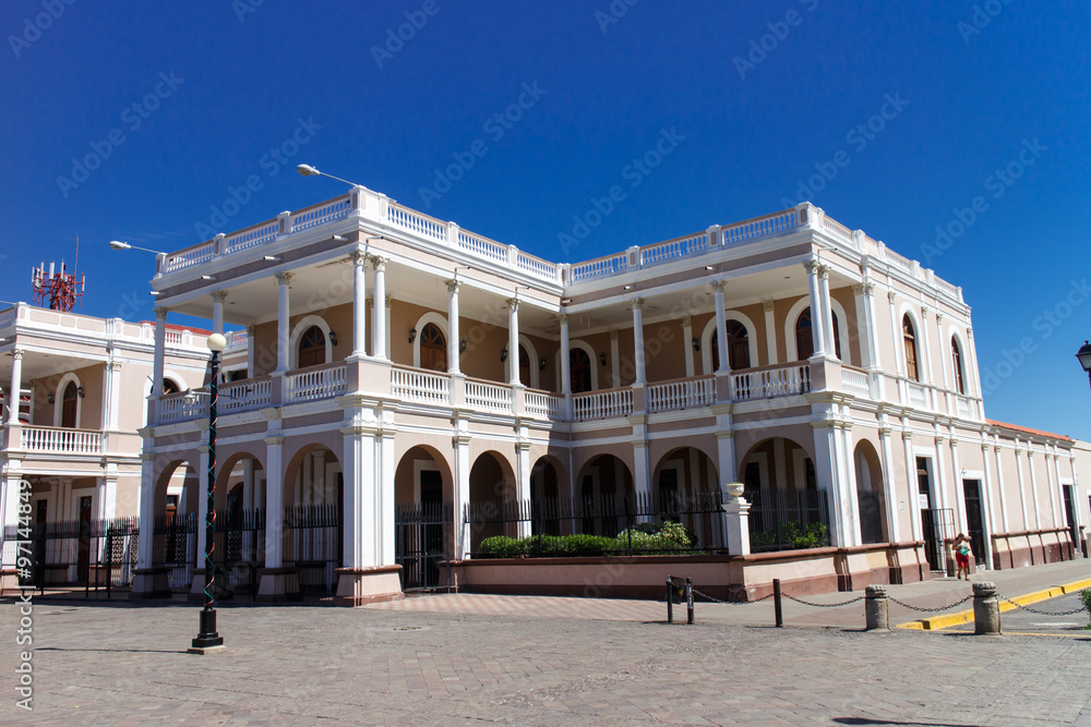 Spanish Colonial Buildings in Granada Nicaragua