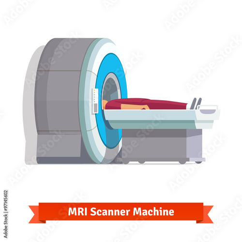 MRI, magnetic resonance imaging scanning patient