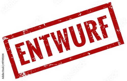 Stempel rot Entwurf Grunge