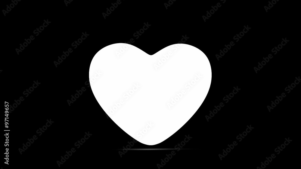Gold heart rotating on the white background, 3d animation, Full-HD video. Alpha channel is included Gold heart rotating on the white background, 3d animation, Full-HD video. Alpha channel is included