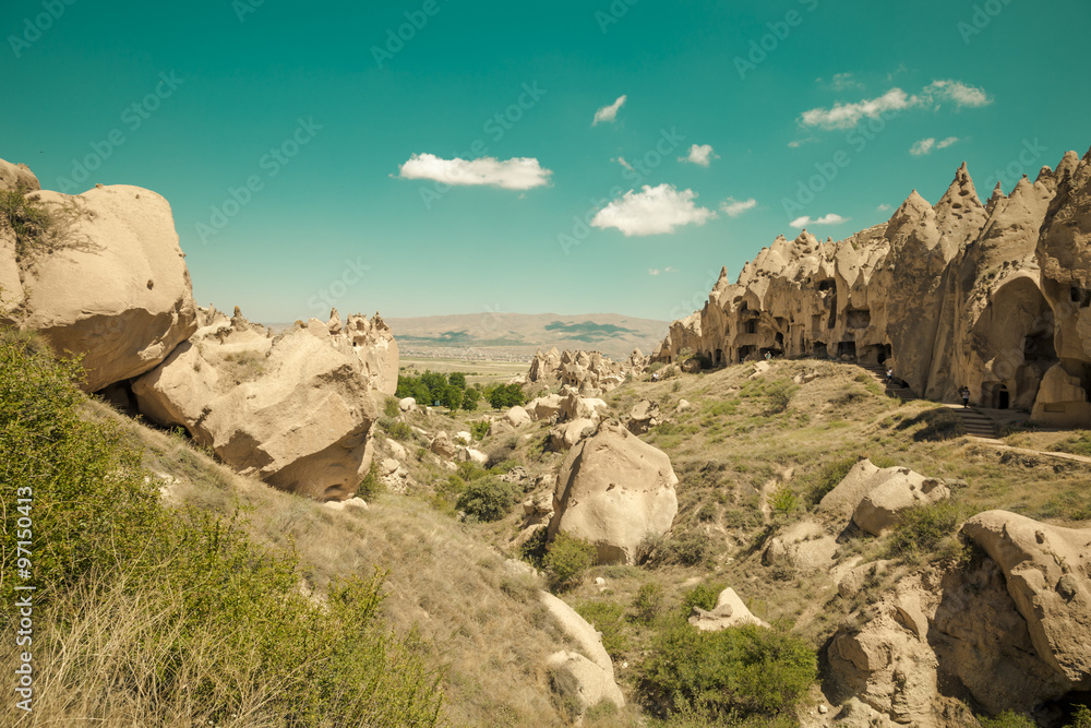 Landscape of Kabadokia or Cappadocia mountain in Turkey Landscape of Kabadokia or Cappadocia mountain in Turkey